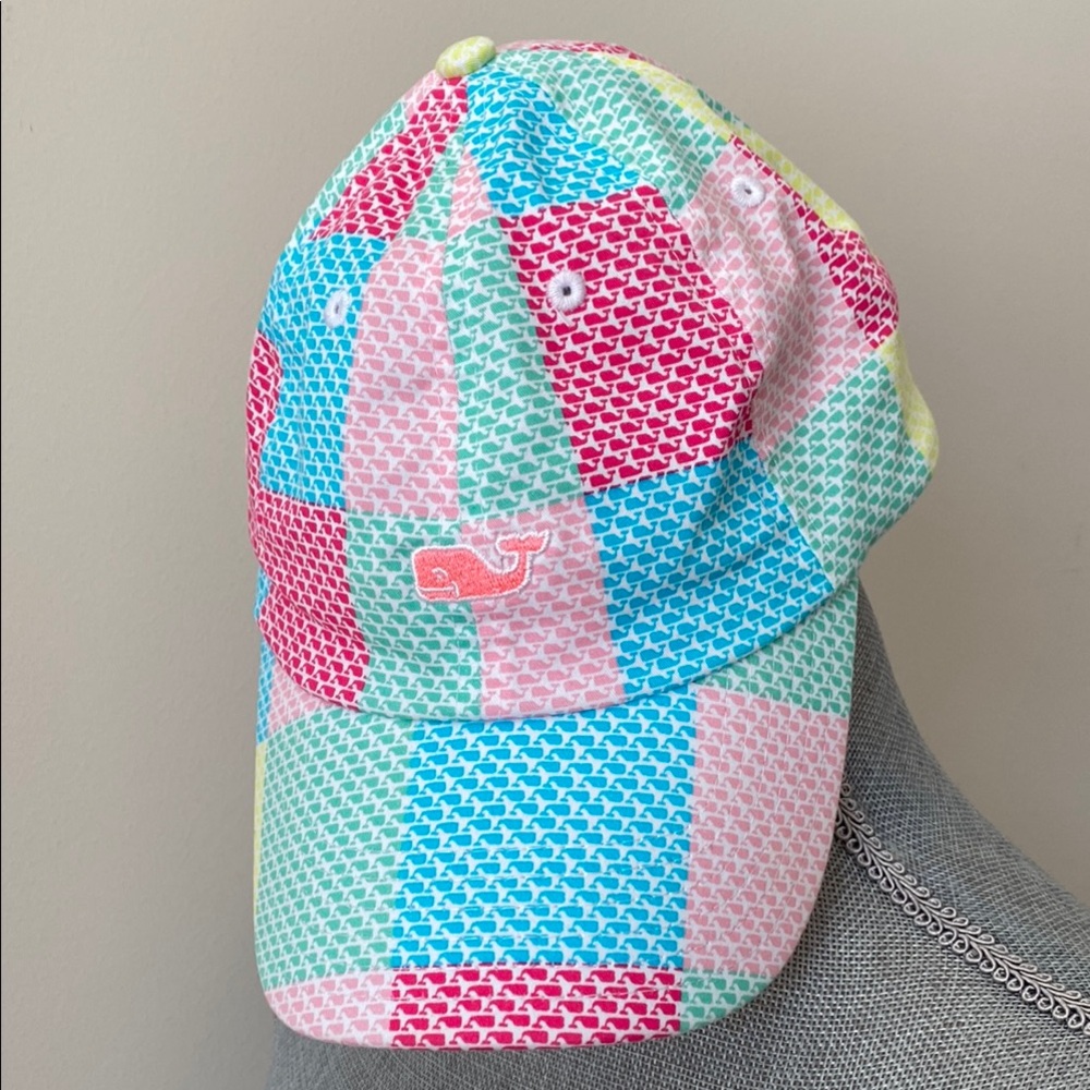 Patchwork Vineyard Vines Colorful Pastel Baseball… - image 1